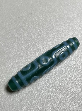 西藏老矿原石真品九眼玛瑙天珠单珠直径12/58MM手串配珠散珠配饰