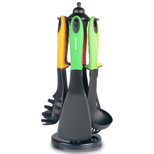 乐扣乐扣锅铲耐高温尼龙铲子炒菜汤匙汤勺家用厨具七件套炊具炒勺