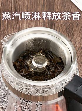 志高煮茶器黑茶壶多功能蒸茶器
