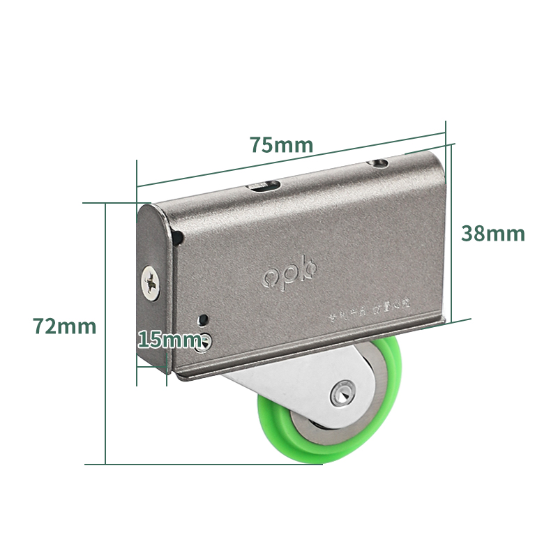 欧派克OPK移门滑轮推拉实木门底轮敞门隐形轮实木门轮潜艇2号下轮 - 图0