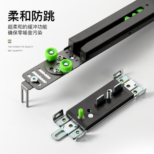 欧派克衣柜移门缓冲器阻尼器推拉门趟门轨道滑轮拉门衣橱防撞器 - 图2