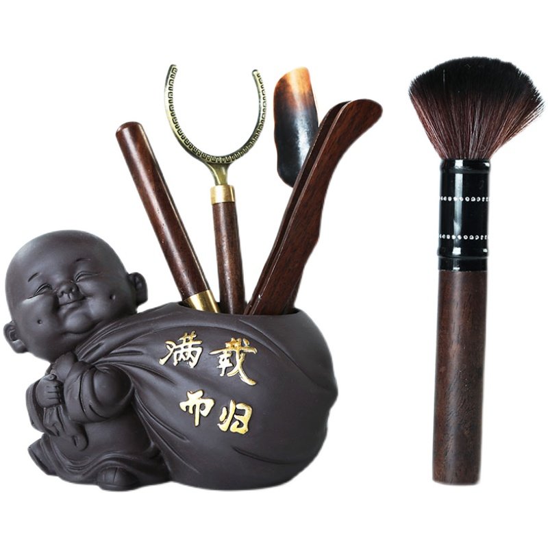 茶宠茶桌摆件精品可养变色招财金蟾貔貅紫砂茶道六君子茶具配件,淘宝优惠券,粉丝福利购,淘宝优惠卷