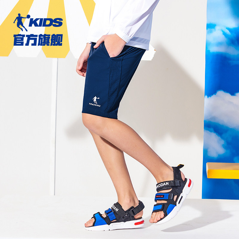 中国乔丹童装速干五分裤男童裤子 乔丹童装裤子