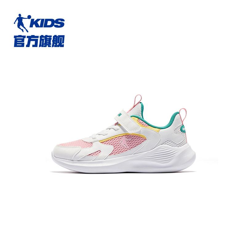 中国乔丹女童鞋子春秋款网面童鞋 乔丹童装运动鞋