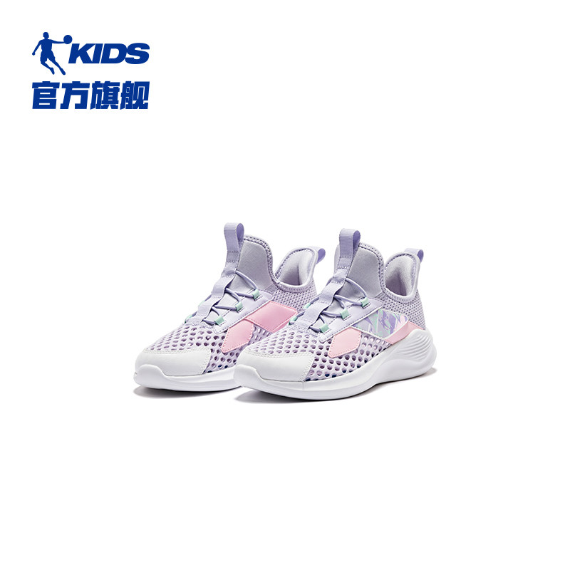 中国乔丹女童2023夏季新款儿童鞋子 乔丹童装运动鞋