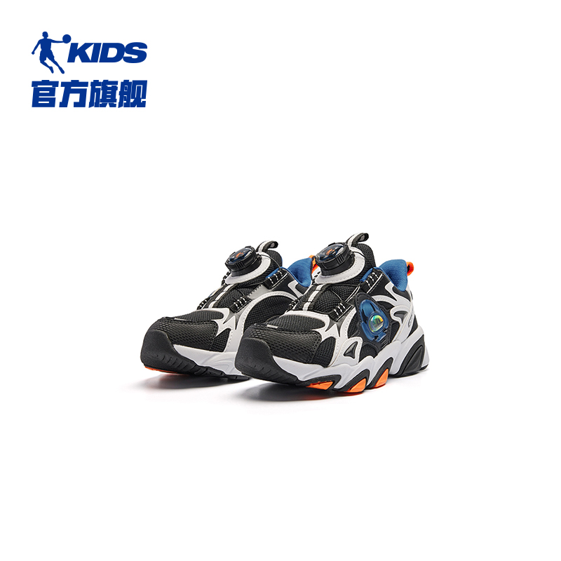 商场同款乔丹童鞋男童鞋子2025秋冬款小童旋钮扣缓震跑鞋儿童鞋子 - 图2