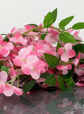 仿真紫藤花假花藤条装饰塑料花串