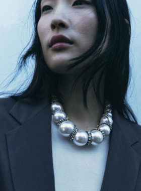 珍珠项女链欧美夸张大气个性