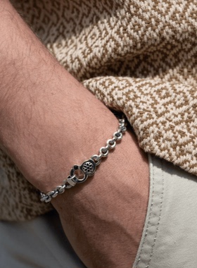 Goodart通用银百搭finlink手链