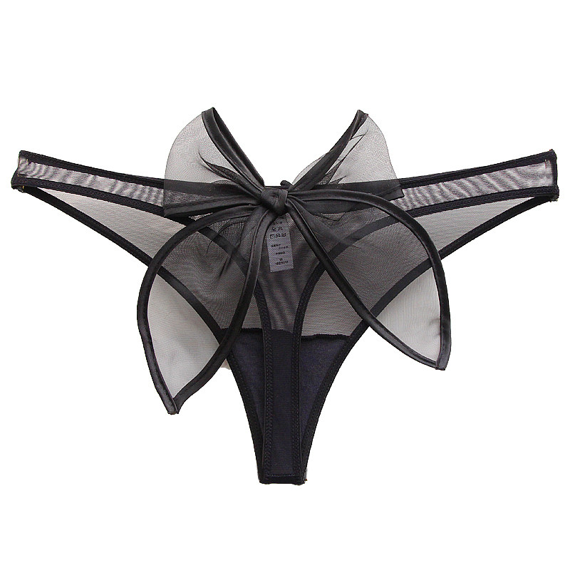 中了蝴蝶的毒~性感内裤女夏季薄款低腰网纱透明低腰丁字裤女纯欲,淘宝优惠券,粉丝福利购,淘宝优惠卷