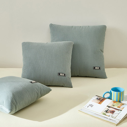 加厚简约抱枕被子两用二合一折叠汽车载枕头被办公室午睡毯子靠枕 - 图0