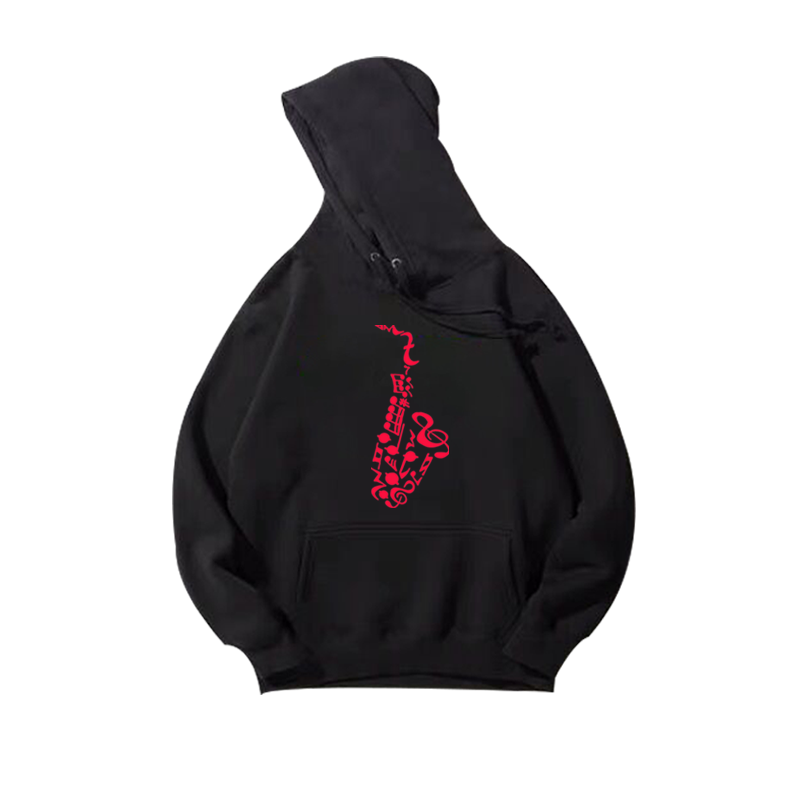 萨克斯爱好者古典爵士乐现代卫衣 喜鹿堡卫衣