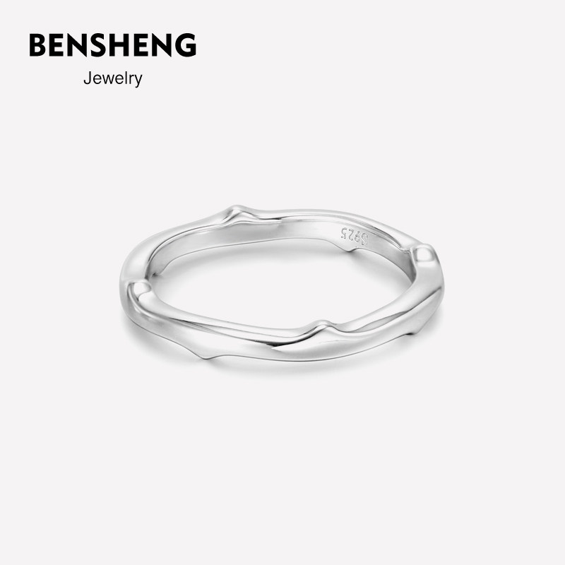 bensheng原创925纯银荆棘对戒指 本笙戒指/指环