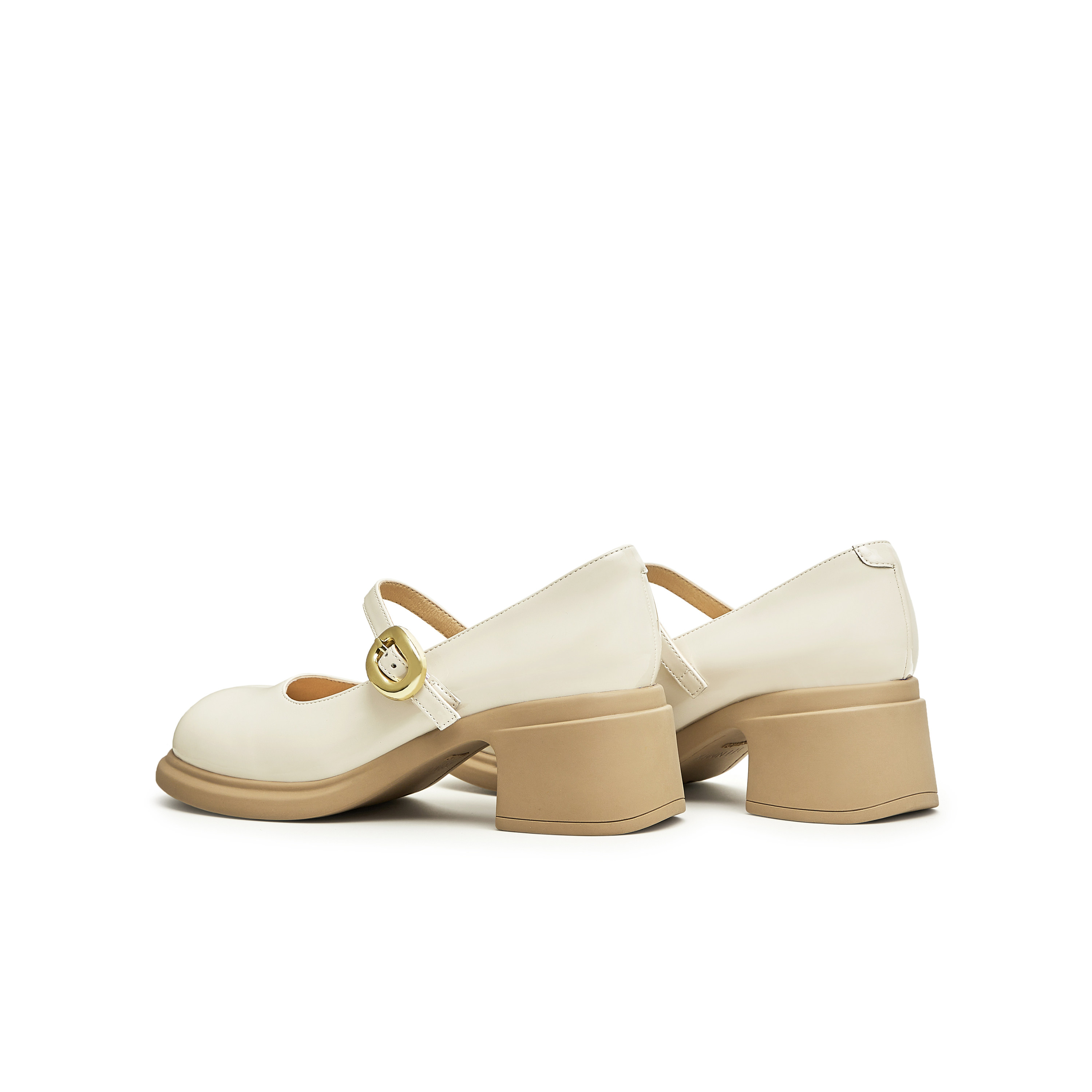 天美意秋新款商场同款粗跟复古玛丽珍浅口单鞋女鞋BH471CQ3,淘宝优惠券,粉丝福利购,淘宝优惠卷