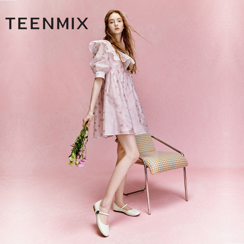 天美意时尚休闲优雅复古百搭浅口女玛丽珍鞋KM013AQ4,淘宝优惠券,粉丝福利购,淘宝优惠卷