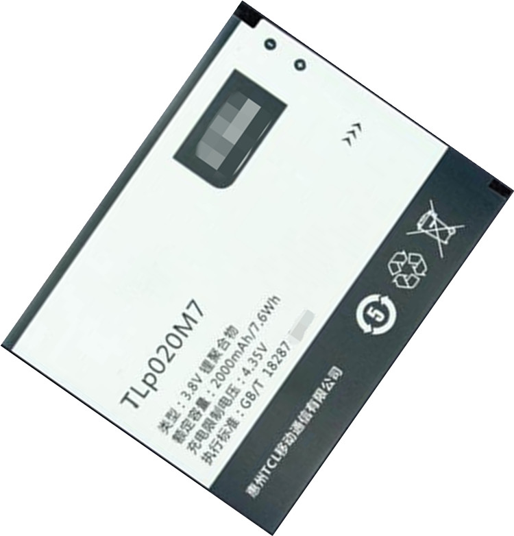 TCL P501m P502u P588L P590L P316L原装P302u电池TLI018K7正品TLi018KA电板TCLP501M手机大容量TLp020M7M9-图1