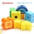 Tebaoer Pop Beaded Montessori Stacking Building Blocks Wearing Beads Large Particles Puzzle Concentration Training Toys