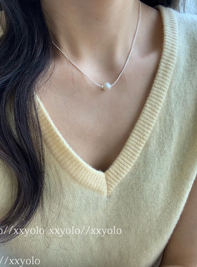 xxyolo女百搭珍珠项链