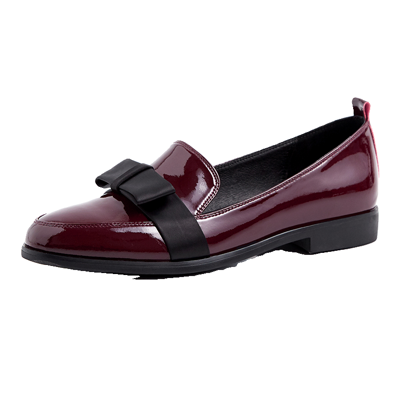 2024年春季新款平底漆皮单鞋女低跟一脚蹬女鞋,淘宝优惠券,粉丝福利购,淘宝优惠卷