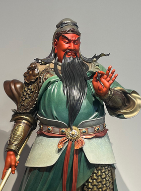 纯铜关公摆件客厅供奉武财神佛像