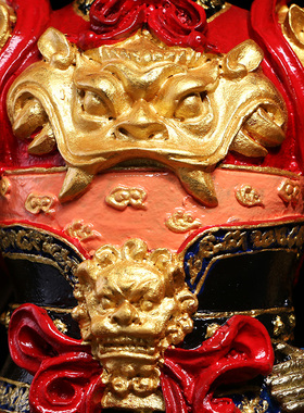 彩绘齐天大圣神像供奉圆通佛具