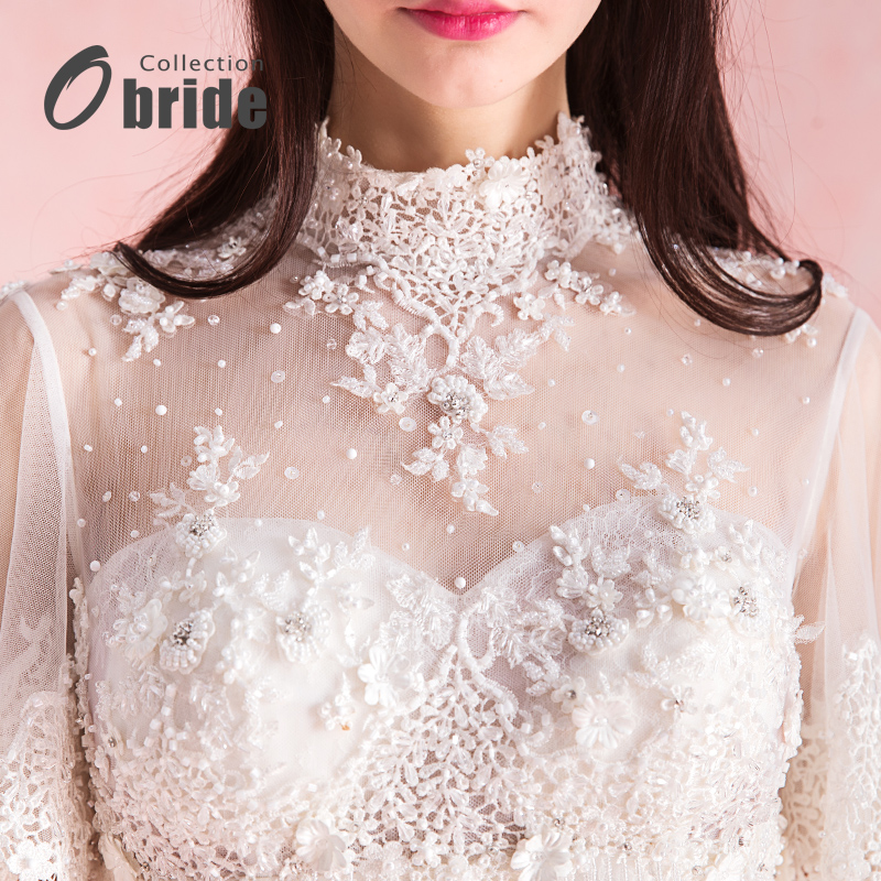 obride【曼丽】原创超仙显瘦鱼尾婚纱 obride婚纱