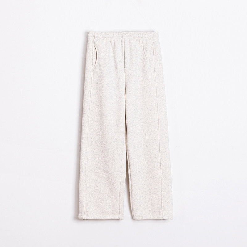 MSYJ 百搭基础款加绒卫裤女童秋冬休闲裤宽松软糯直筒长裤,淘宝优惠券,粉丝福利购,淘宝优惠卷