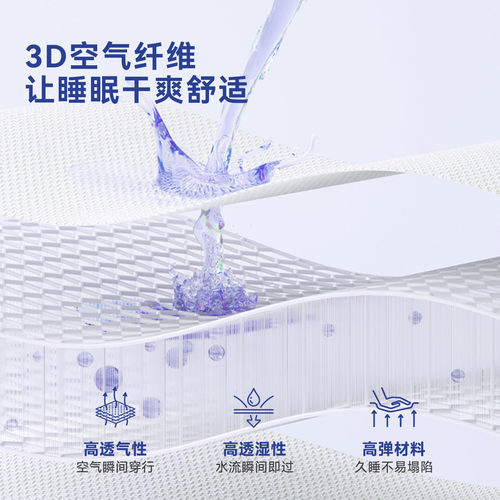 【政府补贴】爱舒上海之恋席梦思护脊腰椰棕独立弹簧偏硬卧室床垫 - 图3