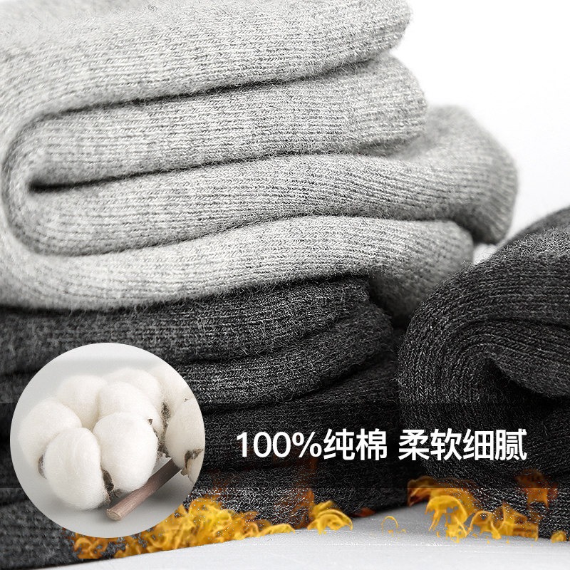 恒源祥男士中筒毛巾纯棉防臭潮长袜 恒源祥浪色短袜/打底袜/丝袜/美腿袜