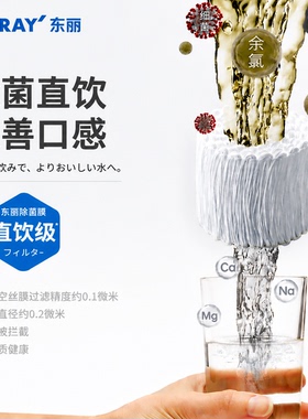 日本东丽水龙头净水器直饮