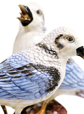 欧美家居客厅陶瓷珊瑚摆件