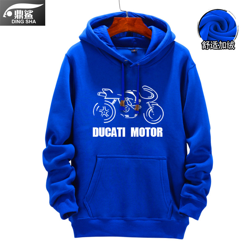 杜卡迪摩托爱好者骑行文化队服卫衣 鼎鲨卫衣