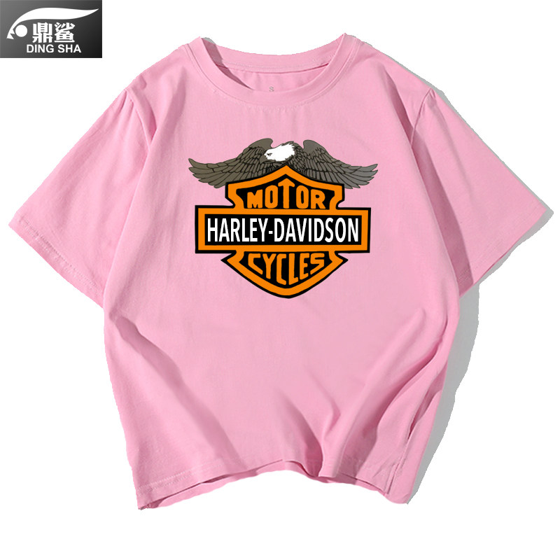 哈雷摩托车重机车爱好者文化t恤衫 鼎鲨T恤