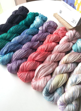 盛莲绢丝线silk8中粗线