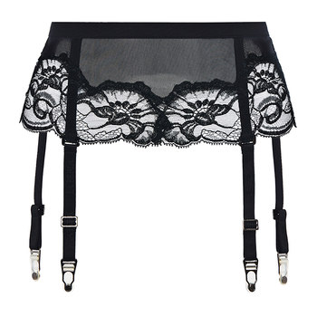 LA PERLA Women's AMBRA Series Fashionable and Sexy Lace Embroidered Garter Belt