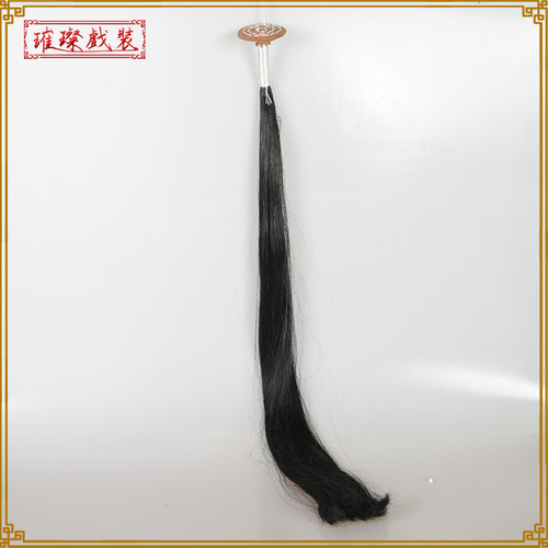 戏曲战发京剧甩发戏剧武生甩发豫剧越剧小生站发古装吴涛演出用品 - 图2
