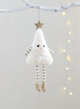 圣诞树公仔挂件家居派对娃娃摆件