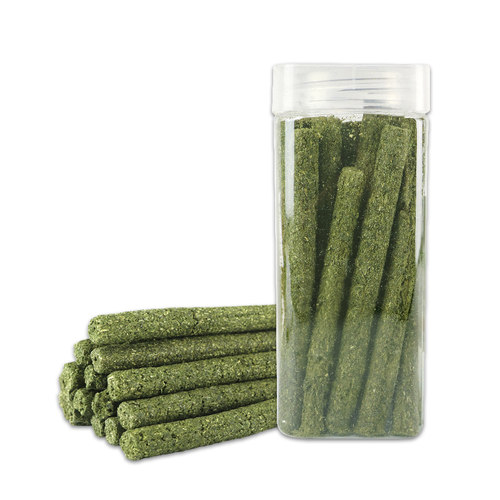 赫尔达磨牙棒提摩西草棒草棍草条苜蓿草棒兔子龙猫豚鼠磨牙零食 - 图3