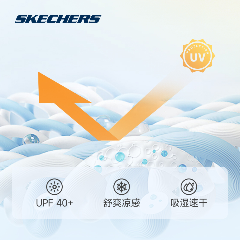 Skechers斯凯奇防晒裤|2024年凉感速干裤女宽松户外运动长裤男款