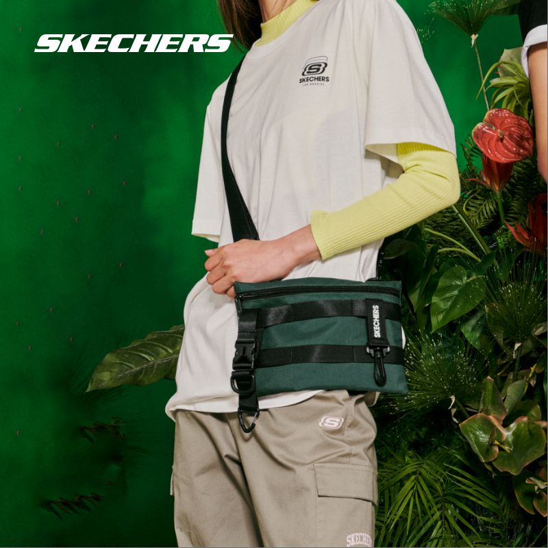 Skechers斯凯奇夏季新款男女机能风运动单肩包潮酷斜挎包腋下包包多图5