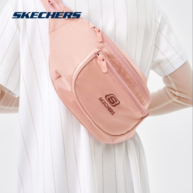 skechers斯凯奇2023春新款男女腰包 skechers运动腰包