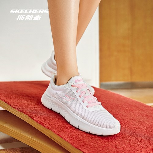 Skechers斯凯奇健步鞋男鞋户外健身跑步休闲运动透气轻质缓震女鞋 - 图2