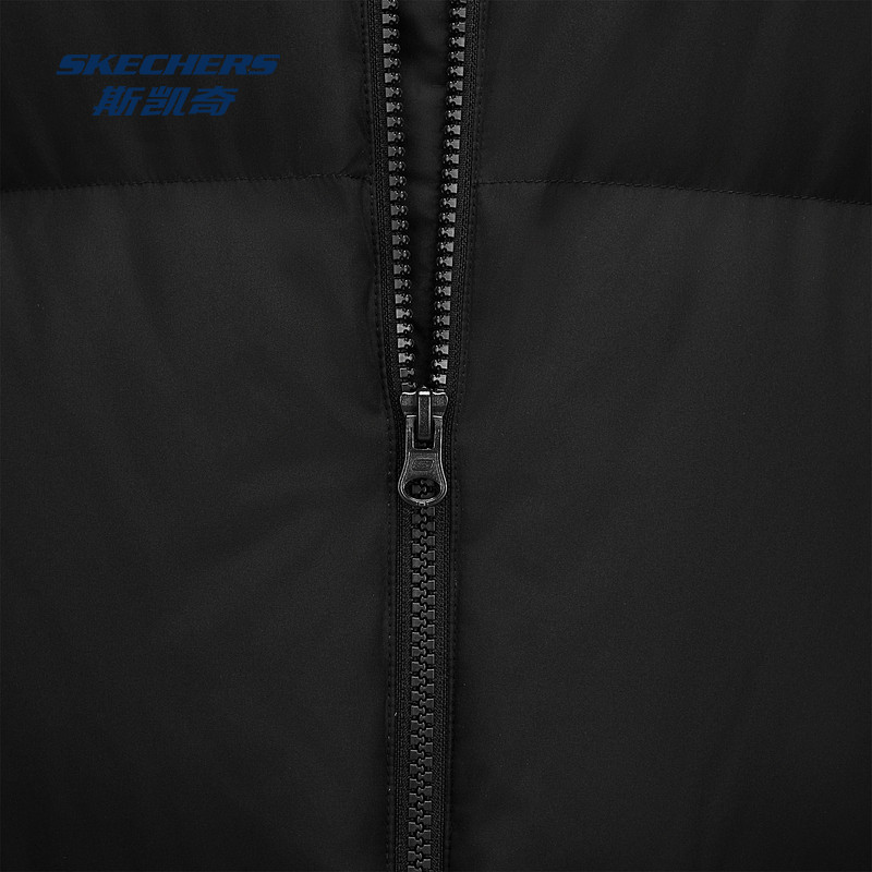 斯凯奇男士羽绒服秋冬新款秋冬黑色立领鸭绒轻薄短款羽绒外套,淘宝优惠券,粉丝福利购,淘宝优惠卷