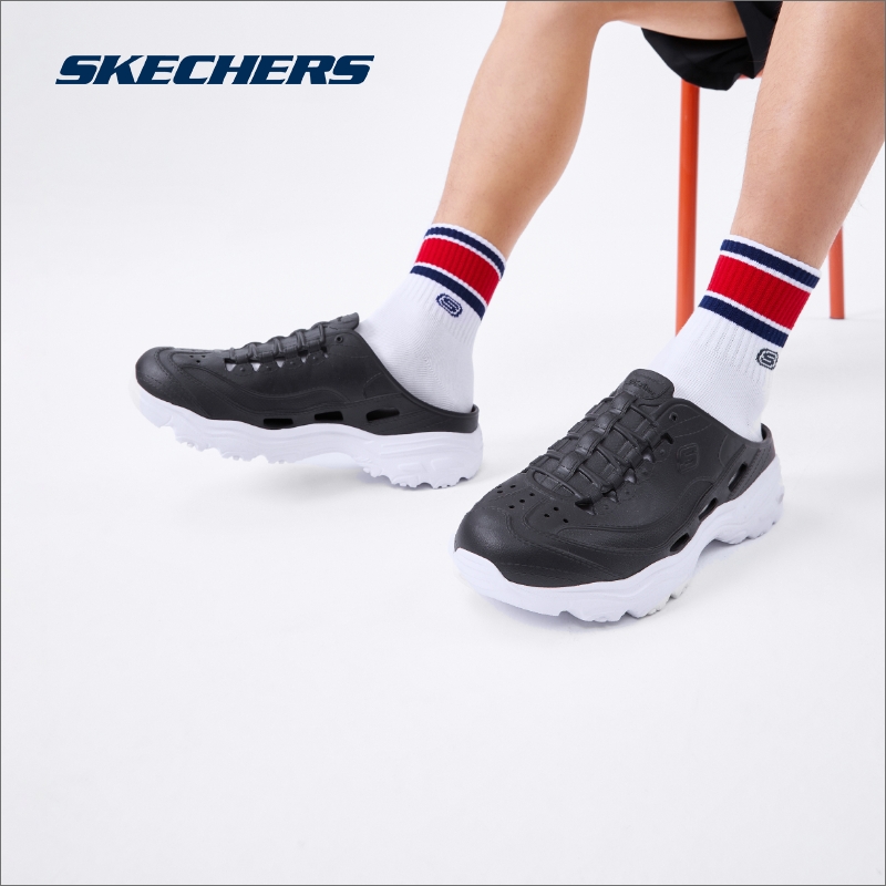 skechers 2023春泡泡男女半拖鞋子 skechers运动运动拖鞋