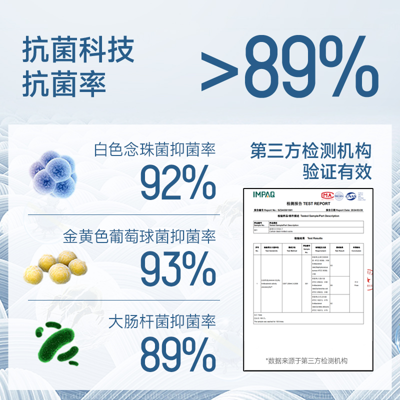 Skechers斯凯奇男女同款时尚百搭透气休闲运动袜子中筒袜两双装 - 图1