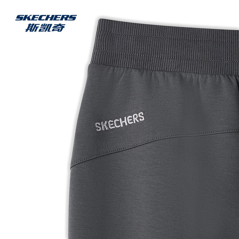 斯凯奇女士长裤2025冬季新款宽松休闲运动裤直筒修身瑜伽喇叭裤 - 图3