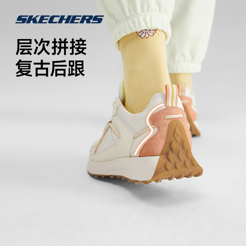 Skechers斯凯奇可颂鞋系列春季女鞋时尚复古轻便简约百搭休闲鞋子