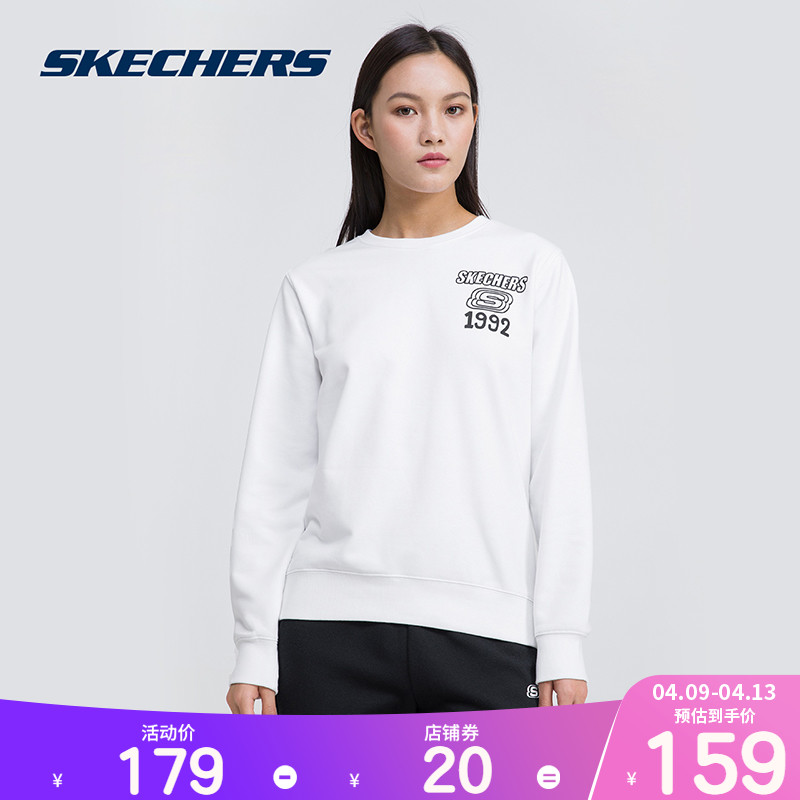 Skechers Couple Women's Knitted Long Sleeve Pullover Sports Casual Sweater L120W068