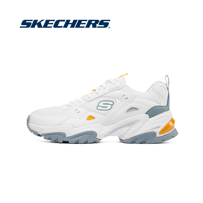 Skechers斯凯奇机甲鞋男跑步鞋复古老爹鞋女透气轻便潮流运动鞋