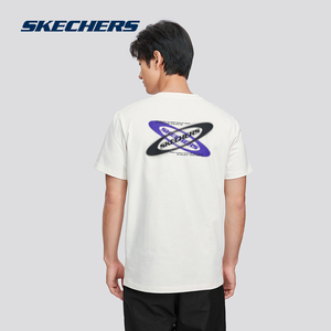 Skechers斯凯奇克重全棉宽松T恤